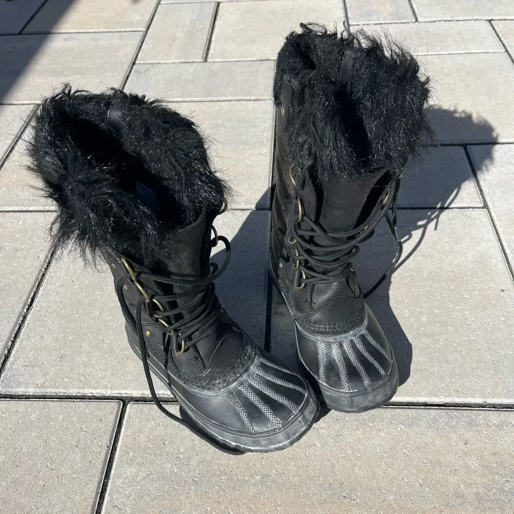 Sorel Joan of Arc Premium Black Boot | Women’s Size 7
